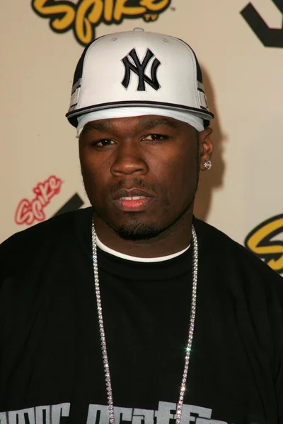 50 Cent at the Spike TV Video Game Awards 2005. Gibson Amphitheater, Universal City, CA. 11-18-05 — Stock Photo, Image