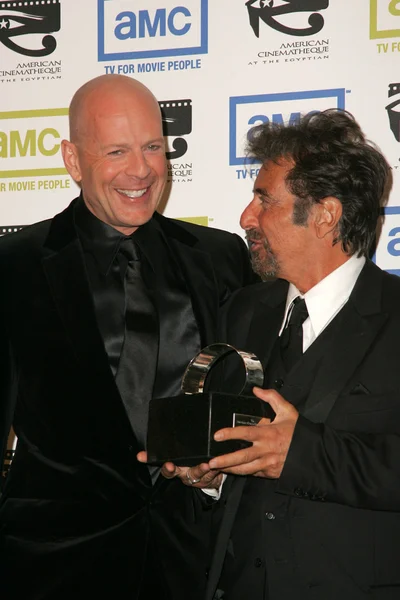 Bruce Willis e Al Pacino — Foto Stock