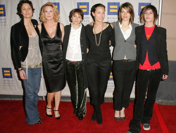 The Cast and Creator of The L Word — Stock Photo, Image