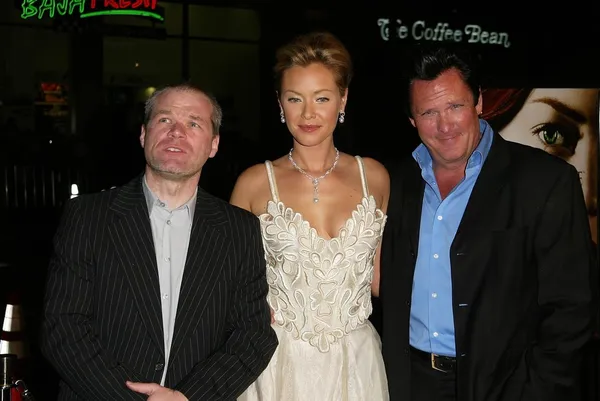 Uwe Boll con Kristanna Loken e Michael Madsen — Foto Stock