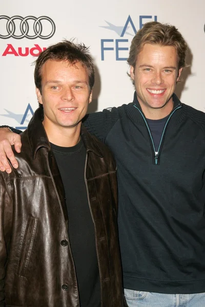 Alec Newman and Brad Rowe at the AFI FEST 2005 Screening of Four Corners Of Suburbia. Audi Pavilion, Hollywood, CA. 11-09-05 Royalty Free Stock Images