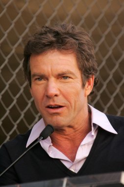Dennis quaid walk of fame töreni