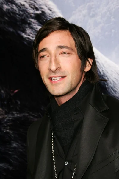 Adrien Brody en el estreno de King Kong. Loews E-Walk y AMC Empire Cinemas, Nueva York, NY. 12-05-05 —  Fotos de Stock