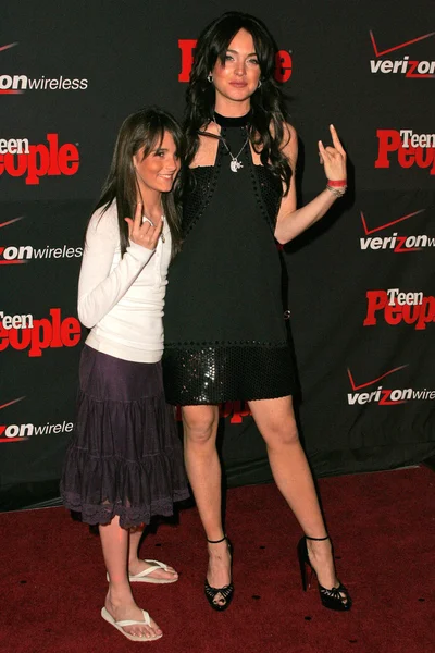 Lindsay lohan ve kız kardeşi aliana