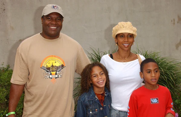 Rodney Peete r. w Filadelfii i holly robinson Peete r. w Filadelfii — Zdjęcie stockowe