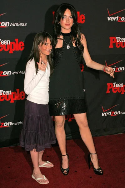 Lindsay lohan ve kız kardeşi aliana