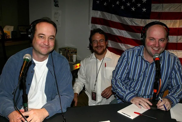 Tim Conway Jr com "Malibu Dan" Finder e Bryan Whitman — Fotografia de Stock