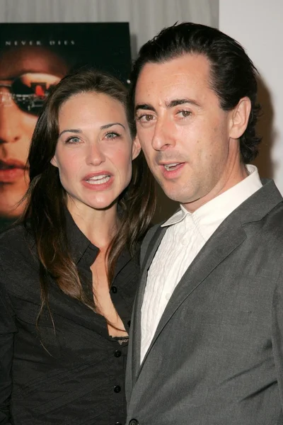Claire Forlani and Alan Cummings — Stock Photo, Image