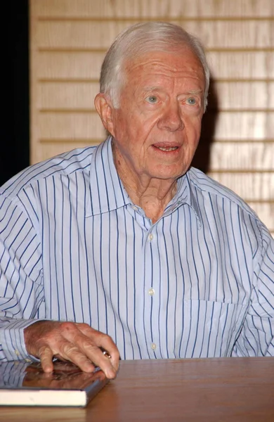 Presidente Jimmy Carter Assinatura do Livro — Fotografia de Stock