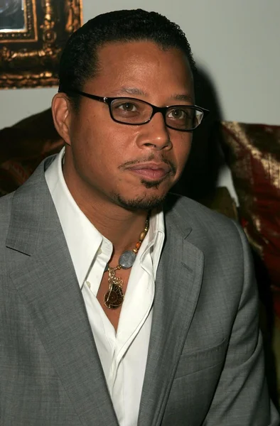 Terrence Howard usando desenhos por Fileena — Fotografia de Stock