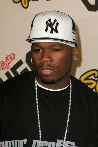 50 Cent at the Spike TV Video Game Awards 2005. Gibson Amphitheater, Universal City, CA. 11-18-05 — Stock Photo, Image