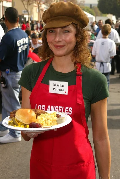 Лос-Анджелес Місія Різдва їжі — стокове фото