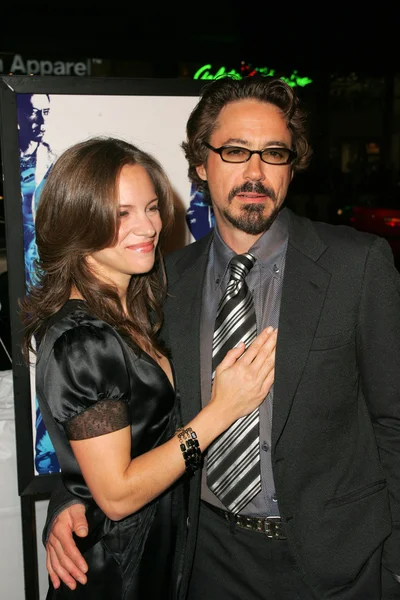 Susan Levin e Robert Downey Junior — Foto Stock