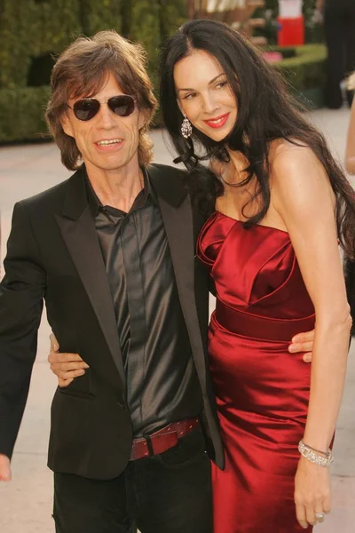 Mick jagger und freund — Stockfoto