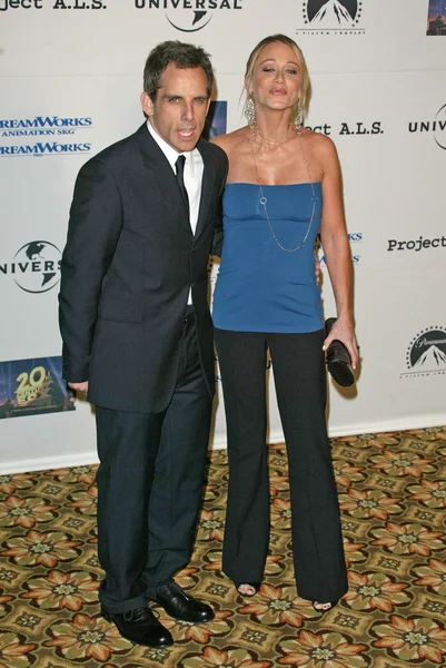 Ben Stiller et sa femme Christine Taylor — Photo