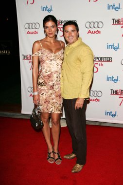 Adrianne curry ve christopher knight hollywood reporter 75 anniversary gala, Pasifik Tasarım Merkezi, hollywood, ca 09 / 13-05