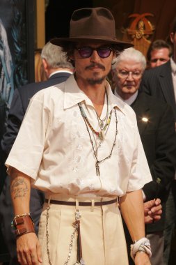 Johnny depp el ve ayak izi töreni