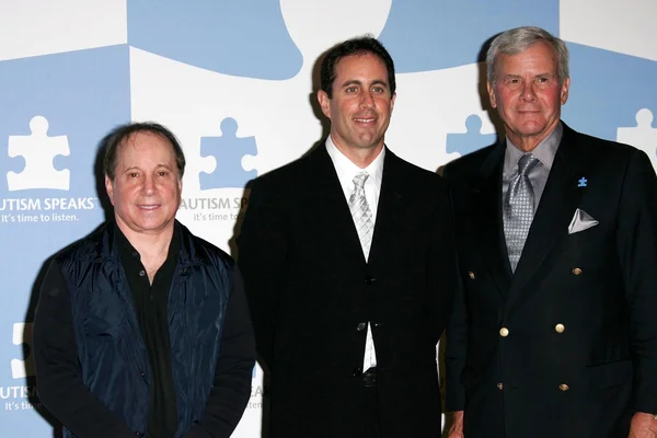 Jerry Seinfeld and Paul Simon Perform To benefit Autism Speaks — Stock Photo, Image