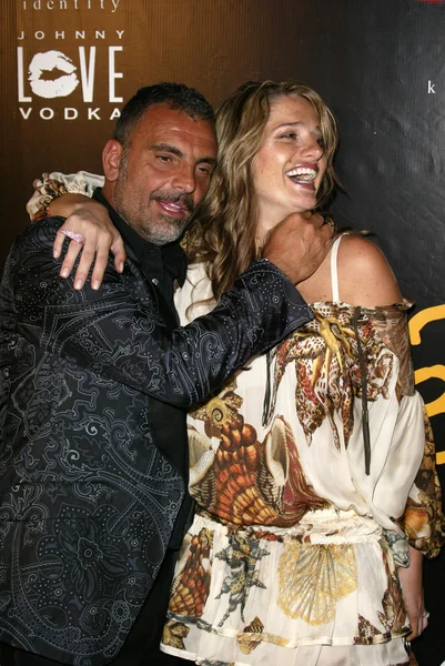 Christian Audigier and Ira Audigier — Stock Photo, Image