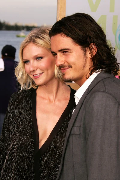 Kirsten dunst a orlando bloom — Stock fotografie