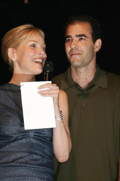 Sharon Stone e Pete Sampras — Fotografia de Stock