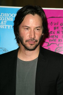 Keanu Reeves At the premiere of Thumbsucker, The Egyptian Theatre, Hollywood, CA 09-06-05 clipart
