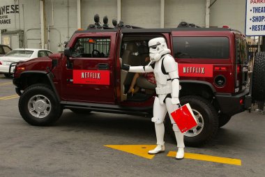 Bai ling ve eetflix star wars hayranları için dvd Rölyef teslim