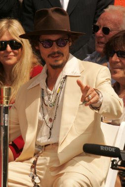 Johnny depp el ve ayak izi töreni