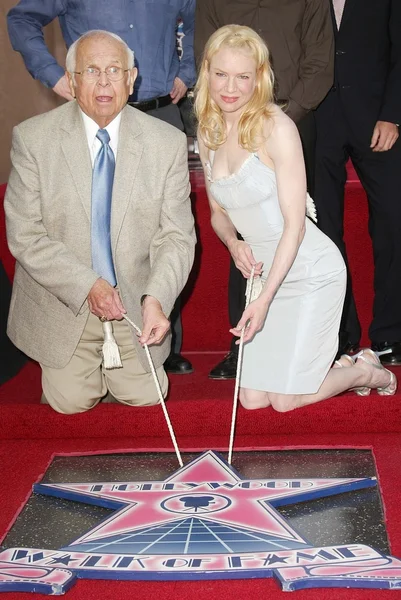 Renee Zellweger Star on the Hollywood Walk of Fame — Stock Photo, Image