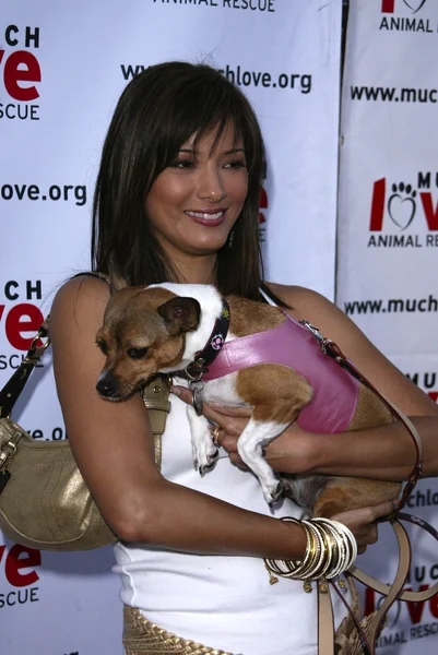 Kelly hu at much love animal rettet 4. jährliche Promi-Comedy-Benefiz. Lachfabrik, los angeles, ca. 08-10-05 — Stockfoto