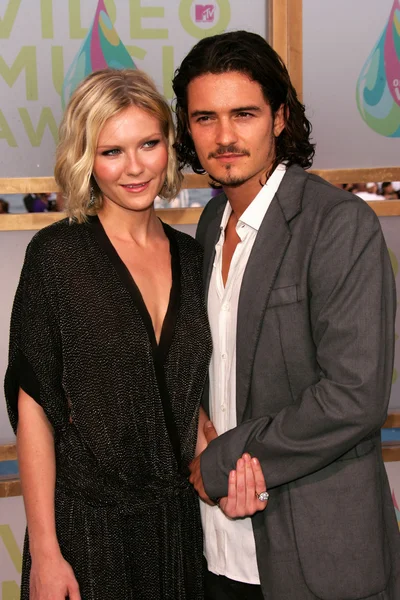 Kirsten dunst ve orlando bloom — Stok fotoğraf