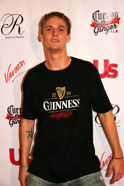 Aaron carter w 2005 mtv video music awards nam tygodniowy partii. Sagamore hotel, miami, FL 08-27-05. — Zdjęcie stockowe