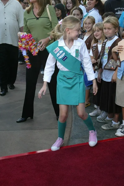 Dakota Fanning Girl Scouts dos EUA Indução — Fotografia de Stock