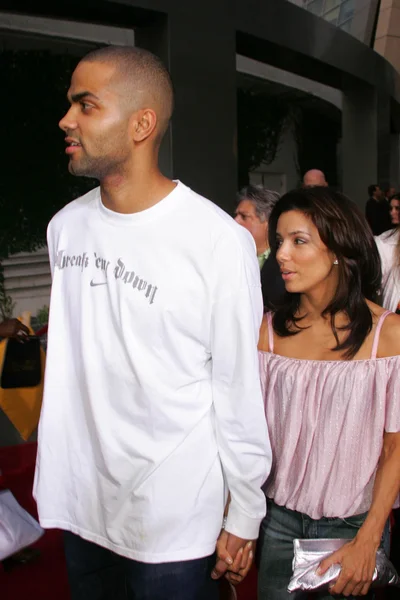 Tony Parker ja Eva Longoria — kuvapankkivalokuva