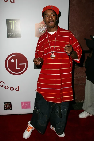 Chingy op de lg mobile phones inzet na partij, verboden stad, hollywood, ca 06-28-05 — Stockfoto