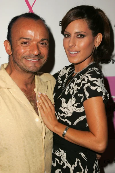 Sergio Lopez and Kerri Kasem — Stock Photo, Image