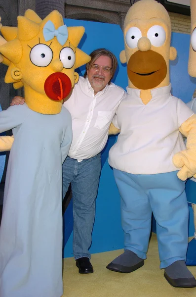 Simpsonlar 350 bölüm blok partisi — Stok fotoğraf