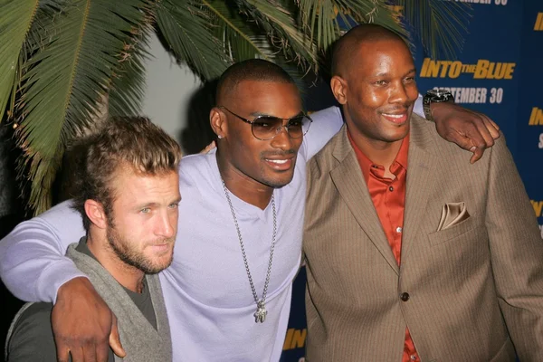 Scott caan ile tyson beckford ve dwayne adway — Stok fotoğraf