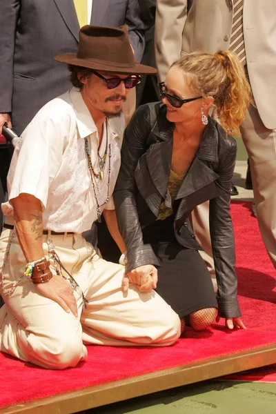 Vanessa Paradis, Johnny Depp — Stock Fotó