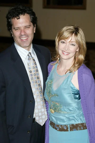 Sharon Lawrence y su esposo Tom — Foto de Stock