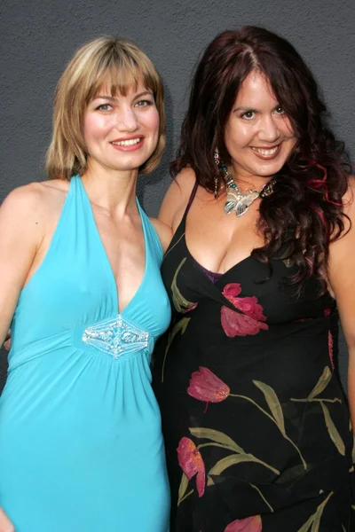 Rena Riffel and Fileena Bahris — Stock Photo, Image