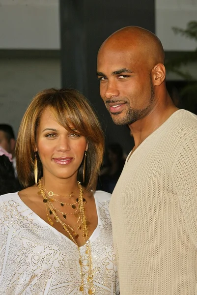 Nicole parker en boris kodjoe — Stockfoto