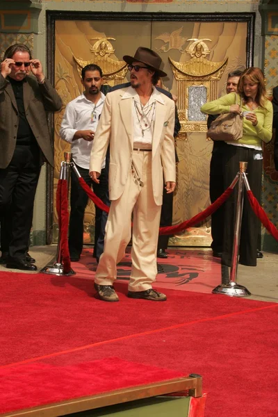 Johnny Depp Hand and Footprint Ceremony — Stock Photo, Image