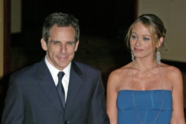 Ben stiller ve karısı christine taylor