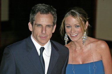 Ben stiller ve karısı christine taylor