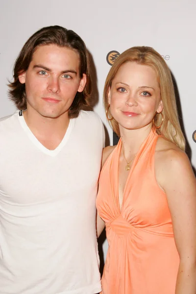 Kevin Zegers and Marisa Coughlan at the Grand Opening Party for the Cabana Club, Hollywood, CA 07-15-05 — Stock Photo, Image