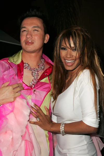 Bobby Trendy and Traci Bingham — Stock Photo, Image