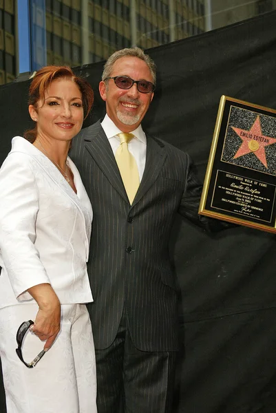 emilio estefan hollywood Şöhret Kaldırımı'nda bir yıldız ile onur