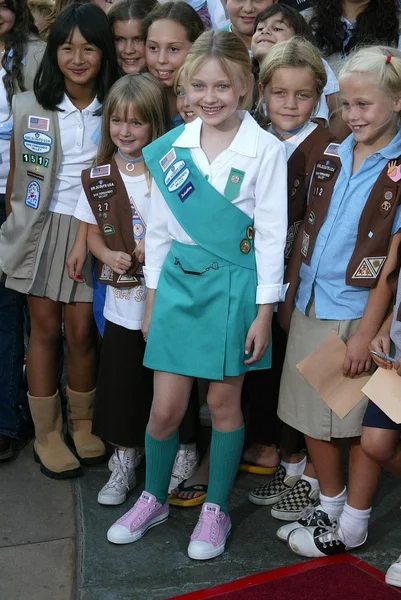 Dakota Fanning Girl Scouts Of The USA Induction — 图库照片