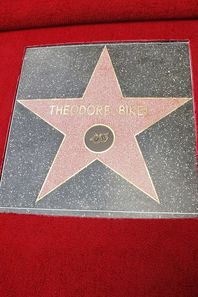 Theodore Bikel's star — Stock Photo, Image